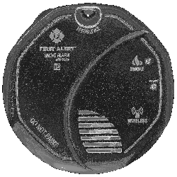 FIRST ALERT 1039826 Wireless Smoke Alarm with Voice Location 3 V