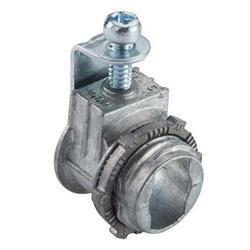 Halex 20670 Flex Saddle Connector 3/8 in Zinc