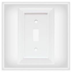 Liberty Hardware Architectural W10762-W-U Switch Cover 3.15 in L 4.88 in