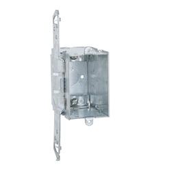 RACO 605 Switch Box 1-Gang 7-Knockout 1/2 in Knockout Steel Gray