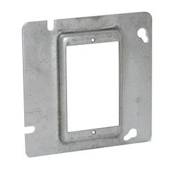 RACO 8837 Box Cover 1/2 in L 4-3/4 in W Square 1-Gang Steel Gray