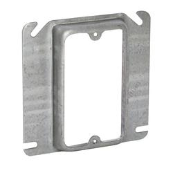 RACO 8768 Box Cover 5/8 in L 4 in W Square 1-Gang Steel Gray