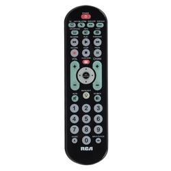 RCA RCRBB04GR Universal Remote Black