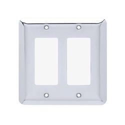 Liberty Hardware Stamped Round W10252L-PC-U Rocker Cover Plate 4.96 in L