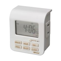Woods 50008 Digital Timer 10 A 125 V 1250 W 7 day Time Setting 20