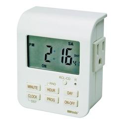 Woods 50009 Digital Timer 15 A 125 V 1875 W 3-Outlet 7 day Time