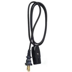 Master Electrician 09303ME Miniature Plug Cord 3 ft L 10 A 125 V Black