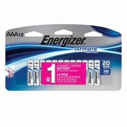 Energizer L92SBP-12 Battery, 1.5 V Battery, AAA Battery, Lithium, Iron