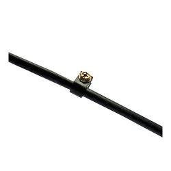 GB PEC-31525 Coaxial Cable Clamp Polyethylene Black