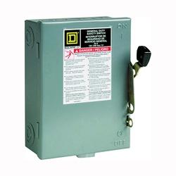 Square D D211NCP Safety Switch 2-Pole 30 A 120/240 V DPST Lug Terminal