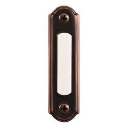 Heath Zenith SL-557-00 Pushbutton Wired Metal Lighted