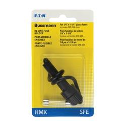 Bussmann BP/HMK-RP Fuse Holder 30 A 12-Fuse Black For 1/4 in Dia Glass