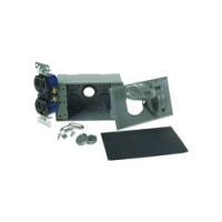 HUBBELL 5839-5 Cover Kit 2-13/16 in W Rectangular Metal Gray