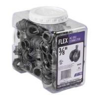 Halex 05803B AC Connector Pack 3/8 in Zinc
