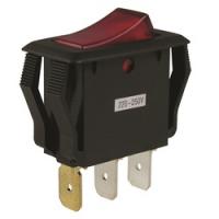 GB GSW Series GSW-42 Rocker Switch 8/16 A 125/250 V SPST 0.55 x 1.125 in