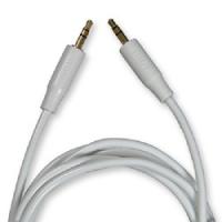 RCA AH748R Stereo Audio Cable Male Male White Sheath 6 ft L