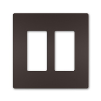Legrand radiant RWP262DBCC6 Wallplate 4.94 in L 4.96 in W 2-Gang