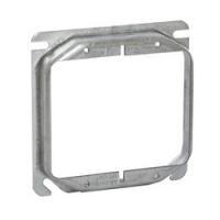 RACO 8779 Box Cover 3/4 in L 4 in W Square 2-Gang Steel Gray