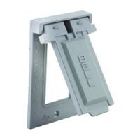 HUBBELL 5103-0 Cover 4-9/16 in L 2-13/16 in W Aluminum Gray