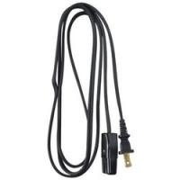 Master Electrician 09306ME Miniature Plug Cord 6 ft L 10 A 125 V Black