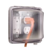 HUBBELL MM2410C Cover 5-3/4 in L 5-1/2 in W Polycarbonate Clear