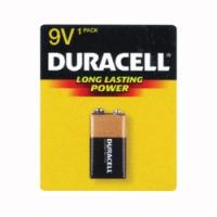 DURACELL MN1604B1Z Alkaline Battery, 9 V Battery, 9 V Battery, Manganese