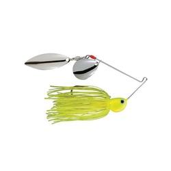 Strike King POTBELLY SPINNER PB38CW-1 Wire Bait Nickel/Rubber Chartreuse