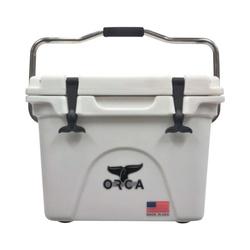ORCA ORCW020 Cooler 20 qt Cooler White Up to 10 days Ice Retention