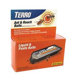 TERRO T360 Ant and Roach Bait 1.44 fl-oz Liquid 0.28 oz Paste Pack