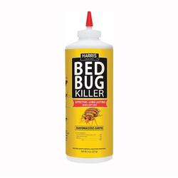 HARRIS HDE-8 Bed Bug Killer Powder Spray Application 8 oz Bottle