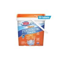HTH Super 42038 Chlorinating Tablet Solid Bleach Chlorine-Like Sharp 15