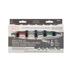 TESTORS 297588 Craft Paint Set Acrylic Assorted 2 oz Bottle