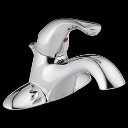 DELTA Classic 520-DST Bathroom Faucet, 1.2 gpm, 1-Faucet Handle, Brass,