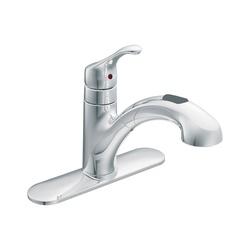 Moen Renzo Glacier CA87316C Kitchen Faucet, 1.5 gpm, 1-Faucet Handle,