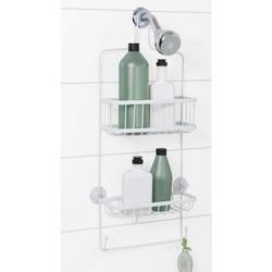 Zenna Home E7617WW Shower Caddy Steel 10.38 in OAW 26.13 in OAH 4.13 in