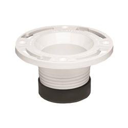 Oatey 43651 Closet Flange 4 in Connection PVC White