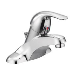 Moen Adler WS84503 Bathroom Faucet, 1.2 gpm, 1-Faucet Handle, Metal, Chrome,