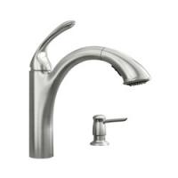 Moen Kinzel 87035SRS Kitchen Faucet, 1.5 gpm, 1-Faucet Handle, Stainless