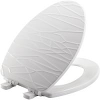 Mayfair 137SLOW 000 Toilet Seat Elongated Wood White Easy Clean and