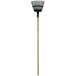 Flexrake 3W Shrub Rake 11-Tine Wood Handle 48 in L Handle