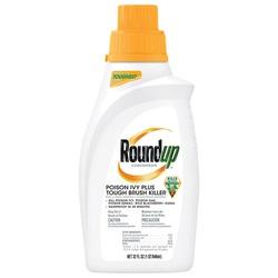Roundup 5002310 Tough Brush Killer Liquid Yellow 32 oz Bottle