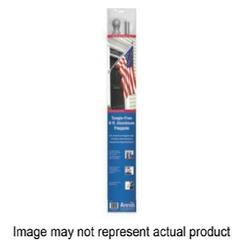 Annin FLAGMAKERS 238103 Spinning Flag Pole with Bracket Aluminum