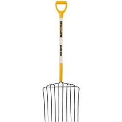TRUE TEMPER 1829500 Ensilage Fork Round Tine Steel Tine Hardwood Handle