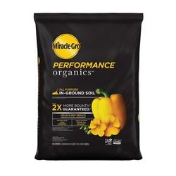 Miracle-Gro Performance Organics 45015430 All-Purpose In-Ground Soil Solid