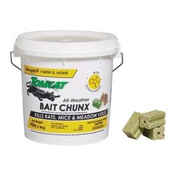 TOMCAT 008-32444 All-Weather Bait Chunx Wax Block 4 lb Pail