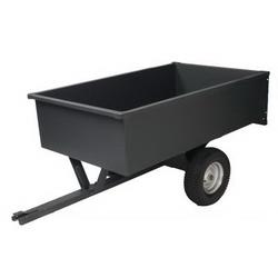 Precision LC1700GY Trailer Dump Cart 1500 lb Steel Deck 16 in Wheel