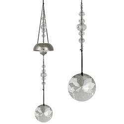 Woodstock Chimes SPI Wind Chime, Sparkle Bell, Crystal/Steel, Clear, Nickel