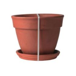 Deroma Sun Series D03 2Q15MZ Garden Bell Pot 6 in Dia Terracotta