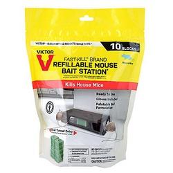 Victor Fast-Kill M922 Mouse Bait Station 2-Opening Plastic