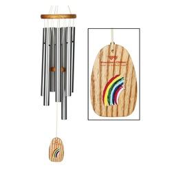 Woodstock Chimes OVER Over the Rainbow Chime, Cherry, Silver